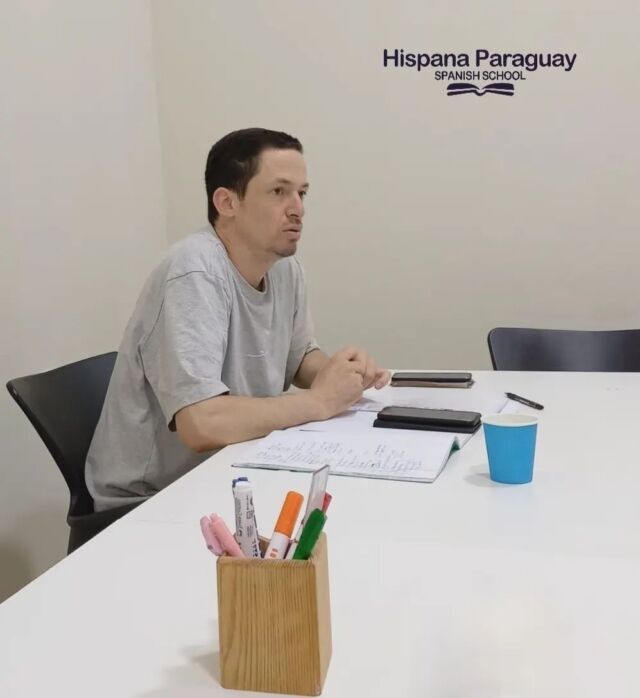 Klaus from 🇩🇪 Germany, studies Spanish Level B-1 in Hispana Paraguay 💯💪📚✍️
..
..
..
..
📢 ¡ Hispana Paraguay offers the best options to learn Spanish in Asunción !

🔰100% face-to-face classes

🔰 Monday to Friday 

🔰 From 2 to 4 hours per day 

🔰 Intensive program 

 
 
 ✅️ 📲 WhatsApp +595983232339
 
 
 
 ✅️ 1- 📧 info@hispanaparaguay.com.py
 ✅️ 2- 📧 hispana.paraguay@gmail.com
 

 #estudiaespañol #studySpanish #aprendeespañol #learnspanish #español #spanish #learningspanish #paraguay #asunción #spanishvocabulary #spanishlanguage #spanishonline #spanishteacher #spanish #spanishcourse #hispana #spanishschool #escueladeespañol #hispanaparaguay