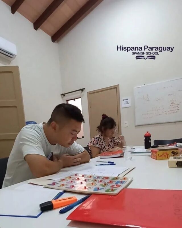 Bora from 🇨🇳 China studies Spanish Level A- 1 in Hispana Paraguay 👩‍🏫📚✍️
..
..
..
..
📢 ¡ Hispana Paraguay offers the best options to learn Spanish in Asunción !

🔰100% face-to-face classes

🔰 Monday to Friday 

🔰 From 2 to 4 hours per day 

🔰 Intensive program 

 
 
 ✅️ 📲 WhatsApp +595983232339
 
 
 
 ✅️ 1- 📧 info@hispanaparaguay.com.py
 ✅️ 2- 📧 hispana.paraguay@gmail.com
 

 #estudiaespañol #studySpanish #aprendeespañol #learnspanish #español #spanish #learningspanish #paraguay #asunción #spanishvocabulary #spanishlanguage #spanishonline #spanishteacher #spanish #spanishcourse #hispana #spanishschool #escueladeespañol #hispanaparaguay