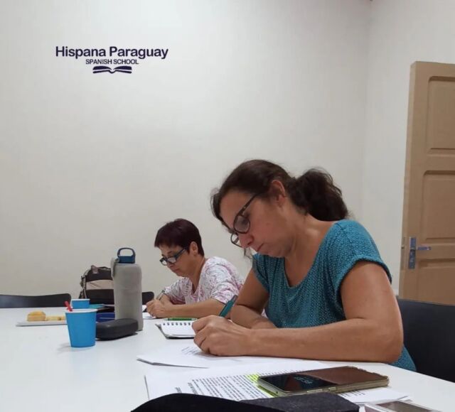 Bruna from 🇩🇪 Germany, learn Spanish in Hispana Paraguay ✍️ 📚😃
..
..
..
📢 ¡ Hispana Paraguay offers the best options to learn Spanish in Asunción !

🔰100% face-to-face classes

🔰 Monday to Friday 

🔰 From 2 to 4 hours per day 

🔰 Intensive program 

 
 
 ✅️ 📲 WhatsApp +595983232339
 
 
 
 ✅️ 1- 📧 info@hispanaparaguay.com.py
 ✅️ 2- 📧 hispana.paraguay@gmail.com
 

 #estudiaespañol #studySpanish #aprendeespañol #learnspanish #español #spanish #learningspanish #paraguay #asunción #spanishvocabulary #spanishlanguage #spanishonline #spanishteacher #spanish #spanishcourse #hispana #spanishschool #escueladeespañol #hispanaparaguay