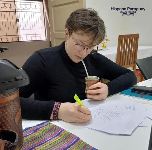 ¡ Sophia from 🇩🇪 Germany, studies Spanish in Hispana Paraguay ! ✍️📚💯
..
..
..
📢 Hispana Paraguay offers the best options to learn Spanish in Asunción !! 😊👩‍🏫🤙

🔰100% face-to-face classes

🔰 Monday to Friday 

🔰 From 2 to 4 hours per day 

🔰 Intensive program 

 
 
 ✅️ 📲 WhatsApp +595983232339
 
 
 
 ✅️ 1- 📧 info@hispanaparaguay.com.py
 ✅️ 2- 📧 hispana.paraguay@gmail.com
 

 #estudiaespañol #studySpanish #aprendeespañol #learnspanish #español #spanish #learningspanish #paraguay #asunción #spanishvocabulary #spanishlanguage #spanishonline #spanishteacher #spanish #spanishcourse #hispana #spanishschool #escueladeespañol #hispanaparaguay